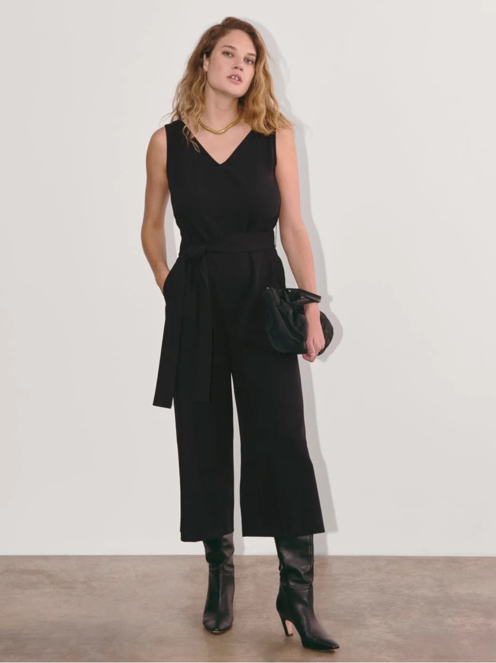 Like New Everlane Ultimate Jumpsuit - Black Size 6